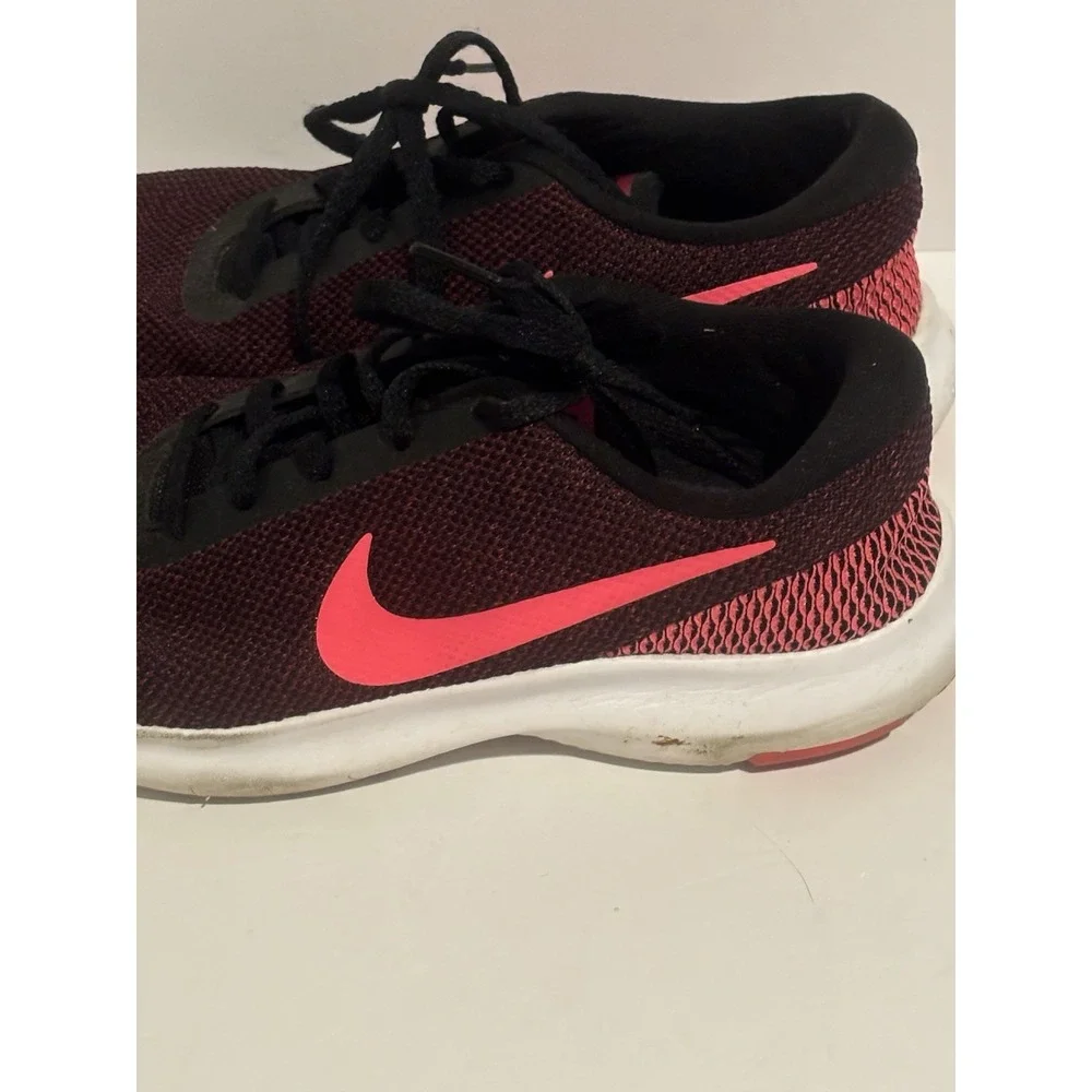 Nike Flex Women's Experience RN 7.5 Shoes Black Pink Sneakers Shoes Running Walk